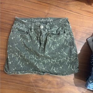 American Eagle Outfitters Camouflage Mini Skirt